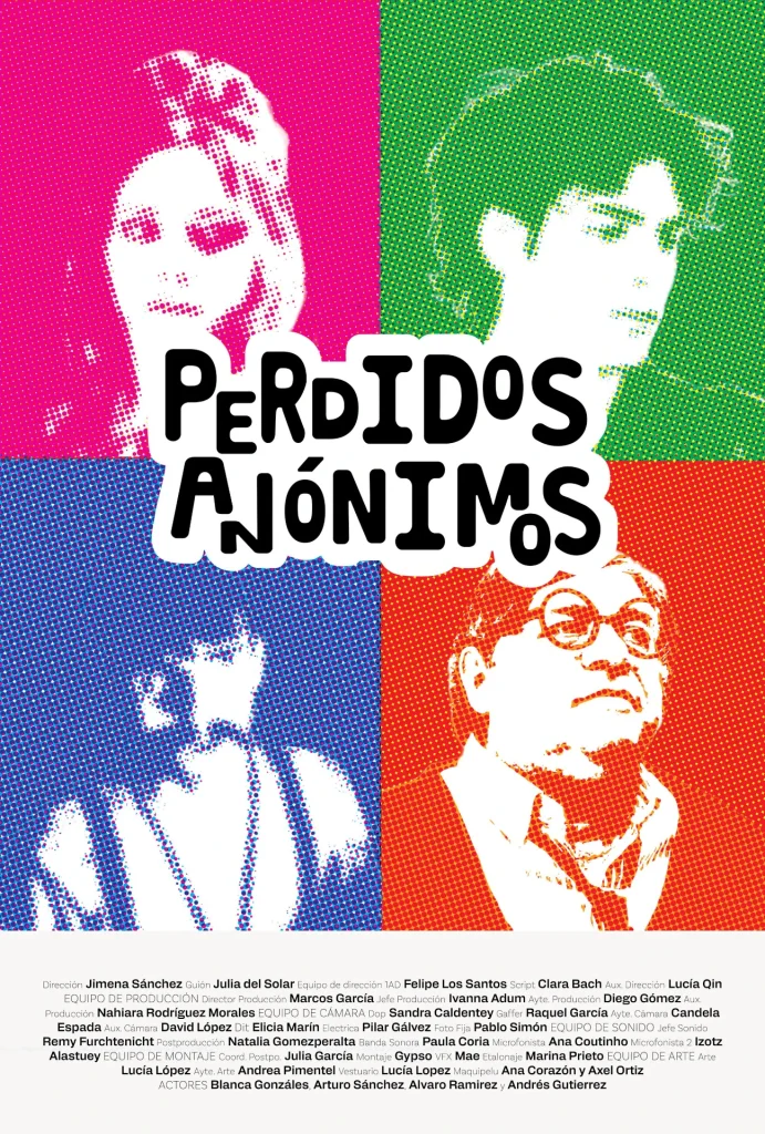 cartel cortometraje perdidos anonimos